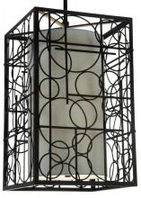 2nd Avenue Designs White 119426 - 26"Sq Revival Deco Pendant