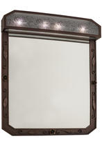 2nd Avenue Designs White 160047 - 30"W Arabesque Lighted Vanity Mirror