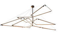 2nd Avenue Designs White 174928 - 216"W Isotope Chandelier