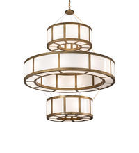 2nd Avenue Designs White 217678 - 60" Wide Alessandro 3 Tier Pendant