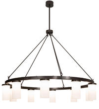 2nd Avenue Designs White 218453 - 76" Wide Loxley Needham 10 Light Chandelier