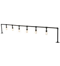 2nd Avenue Designs White 239546 - 158" Long PipeDream 6 Light Bar Top Lamp