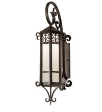 2nd Avenue Designs White 250471 - 12" Wide Caprice Lantern Wall Sconce