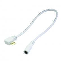Nora NAL-807W - 12"  Side Power Line Cable for Lightbar Silk, Right, White