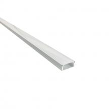 Nora NATL-C24A - 4-ft Shallow Channel, Aluminum (Plastic Diffuser and End Caps Included)