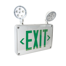Nora NEX-720-LED/G - LED Self-Diagnostic Wet Location Exit & Emergency Sign w/ Battery Backup & Remote Capability, White