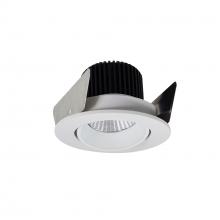 Nora NIOB-2RC27XWW/10 - 2" Iolite LED Round Adjustable Cone Reflector, 1000lm / 14W, 2700K, White Reflector / White