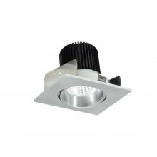 Nora NIOB-2SCCDXNN - 2" Iolite LED Square Adjustable Cone Reflector, 800lm / 14W, Comfort Dim, Natural Metal