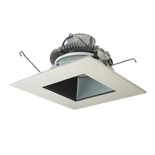 Nora NLCBC2-65630PW/A - 6" Cobalt Click LED Retrofit, Square Reflector, 750lm / 10W, 3000K, Pewter Reflector / White