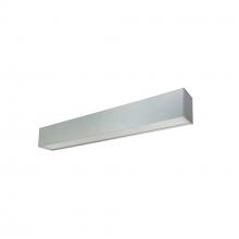 Nora NLUD-2334A - 2' L-Line LED Indirect/Direct Linear, 3710lm / Selectable CCT, Aluminum Finish