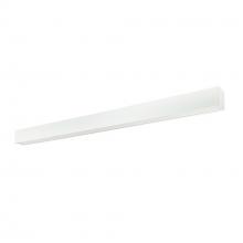Nora NLUD-4334W/EM - 4' L-Line LED Indirect/Direct Linear, 6152lm / Selectable CCT, White Finish, with EM