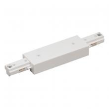 Nora NT-2312W - I Connector, 2 Circuit Track, White