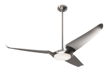 Modern Fan Co. IC3-BN-56-WH-570-WC - IC/Air (3 Blade ) Fan; Bright Nickel Finish; 56" White Blades; 20W LED; Wall Control