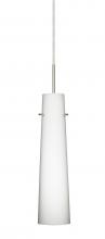 Besa Lighting 1BC-567407-LED-SN - Besa Camino Pendant Satin Nickel Opal Matte 1x5W LED