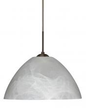 Besa Lighting 1JC-420152-BR - Besa Tessa Pendant Bronze Marble 1x75W Medium Base