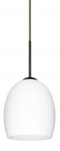 Besa Lighting 1JT-169707-BR - Besa Lucia Pendant Bronze Opal Matte 1x75W Medium Base