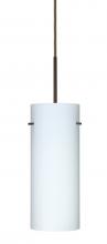 Besa Lighting 1JT-412307-LED-BR - Besa Stilo 10 LED Pendant Opal Matte Bronze 1x9W LED