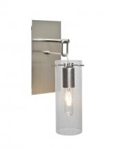 Besa Lighting 1WP-JUNI10CL-SN - Besa Juni 10 Wall Pendant, Clear Bubble, Satin Nickel Finish, 1x60W Medium Base