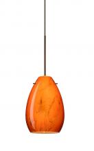 Besa Lighting 1XC-1713HB-BR - Besa Pendant Pera 6 Bronze Habanero 1x50W Halogen