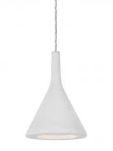 Besa Lighting 1JC-GALAWH-LED-SN - Besa Gala Pendant, White, Satin Nickel Finish, 1x9W LED