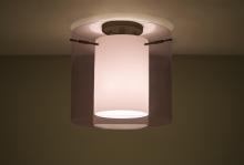 Besa Lighting 1KM-A18407-LED-BR - Besa Ceiling Pahu 12 Bronze Transparent Amethyst/Opal 1x11W LED