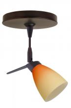 Besa Lighting 1SP-5044OP-BR - Besa Spotlight Andi Bronze Bicolor Orange/Pina 1x35W Halogen Mr11