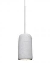 Besa Lighting 1XT-GLIDENA-LED-SN - Besa Glide Cord Pendant, Natural, Satin Nickel Finish, 1x2W LED