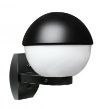 Besa Lighting 307855-WALL - Costaluz 3078 Series Wall Black 1x75W A19