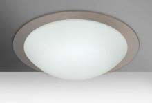 Besa Lighting 977002C-LED - Besa Ceiling Ring 19 White/Transparent Smoke 1x28W LED