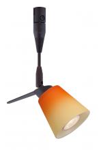 Besa Lighting RSP-5042OP-12-BR - Besa Spotlight With 12" Stem Canto 3 Bronze Bicolor Orange/Pina 1x35W Halogen Mr11