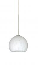 Besa Lighting X-565819-SN - Besa Pendant For Multiport Canopy Palla 5 Satin Nickel Carrera 1x50W Halogen