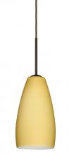 Besa Lighting B-1509VM-LED-BR - Besa Chrissy Pendant For Multiport Canopy Bronze Vanilla Matte 1x9W LED
