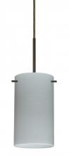 Besa Lighting B-4404KR-MED-BR - Besa Stilo 7 Pendant For Multiport Canopy Bronze Chalk 1x40W B10 Med