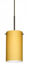 Besa Lighting 1BC-4404VM-MED-BR - Besa Stilo 7 Pendant Bronze Vanilla Matte 1x40W B10 Med
