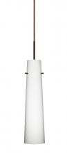 Besa Lighting B-567407-LED-BR - Besa Camino Pendant For Multiport Canopy Bronze Opal Matte 1x5W LED