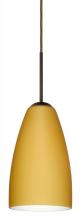 Besa Lighting 1JC-1511VM-BR - Besa Riva 9 Pendant Bronze Vanilla Matte 1x75W Medium Base