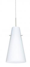 Besa Lighting 1JT-412407-LED-SN - Besa Cierro LED Pendant Opal Matte Satin Nickel 1x9W LED