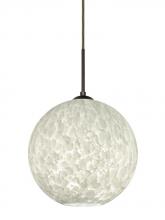 Besa Lighting J-COCO1219-LED-BR - Besa Coco 12 Pendant For Multiport Canopy, Carrera, Bronze Finish, 1x9W LED