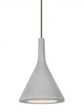 Besa Lighting J-GALANA-LED-BR - Besa Gala Pendant For Multiport Canopy, Natural, Bronze Finish, 1x9W LED
