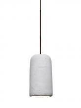 Besa Lighting RXP-GLIDENA-LED-BR - Besa Glide Cord Pendant, Natural, Bronze Finish, 1x2W LED