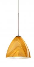 Besa Lighting X-1779HN-LED-BR - Besa Pendant For Multport Canopy Mia Bronze Honey 1x5W LED