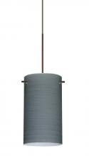 Besa Lighting X-4404TN-LED-BR - Besa Stilo 7 Pendant for Multiport Canopy Titan Bronze 1x5W LED