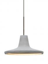 Besa Lighting X-MODUSNA-LED-BR - Besa Modus Cord Pendant For Multiport Canopy, Natural, Bronze Finish, 1x9W LED