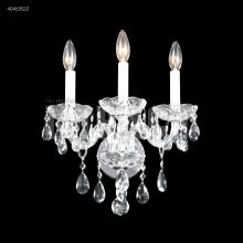 James R Moder 40463S22 - Palace Ice 3 Light Wall Sconce