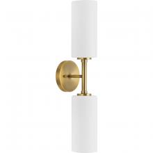 Progress P710116-163 - Cofield Collection Two-Light Vintage Brass Transitional Wall Bracket