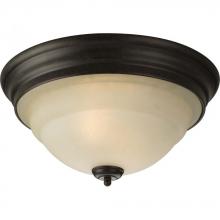 Progress P3184-77 - Torino Collection Two-Light 14-5/8" Close-to-Ceiling