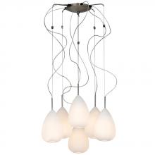 PLC Lighting 67036 PC - 6 Light Chandelier Mabel Collection 67036 PC
