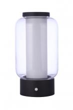 Craftmade 86273R-LED - Outdoor Rechargeable Dimmable LED Portable Lamp w/ USB port in Midnight