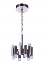 Craftmade 57552-BNK-LED - Simple Lux 12 Light LED Convertible Semi Flush in Brushed Polished Nickel