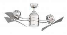 Craftmade BW250BNK6 - 50" Bellows Duo in Brushed Polished Nickel w/ Greywood Blades